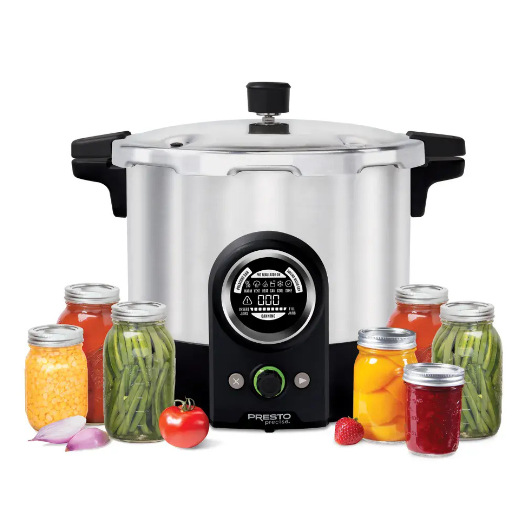 PRESTO Precise® 16-Quart Digital Pressure Canner – Electric Stainless Steel Canner