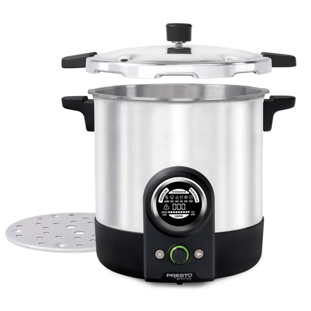 PRESTO Precise® 16-Quart Digital Pressure Canner – Electric Stainless Steel Canner