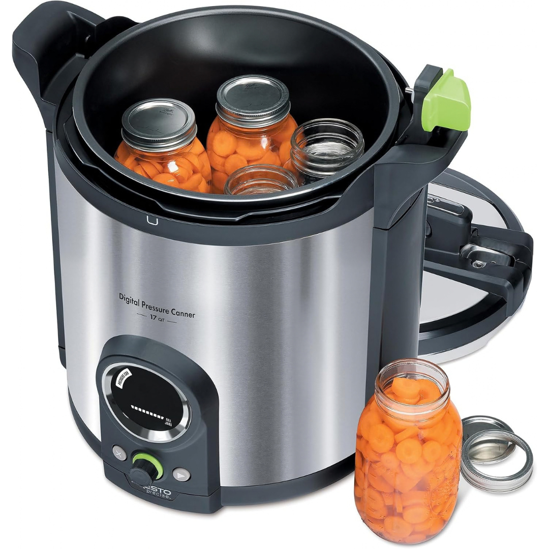 PRESTO Precise® 17-Quart Digital Pressure Canner – Stainless Steel Electric Pressure Canner